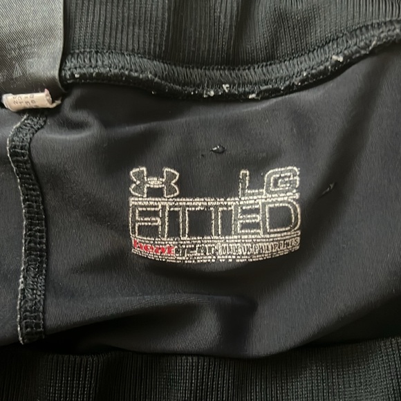 Under Armour Black fitted Tennis Golf Skirt skort with built in shorts large - Picture 5 of 6